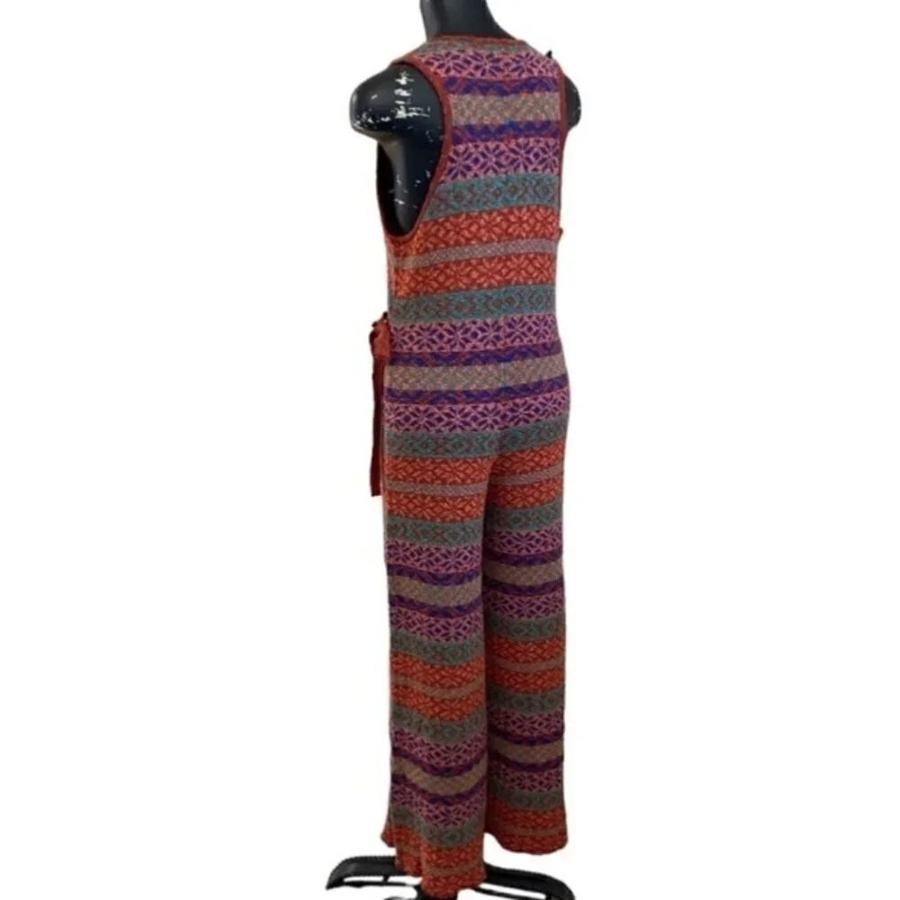 NEW Free People We The Free Snowfall Kind of Love Knited Pantsuit Jumper Size Sm